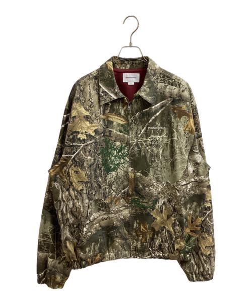 thisisneverthat（ディスイズネバーザット）thisisneverthat (ディスイズネバーザット) REALTREE Work Jacket　/　TN223WOWLS05 グリーン サイズ:Lの古着・服飾アイテム