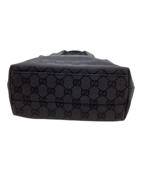 GUCCI（グッチ）GUCCI (グッチ) GGキャンバス トートバッグ ブラックの古着・服飾アイテム