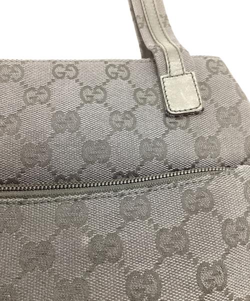 GUCCI（グッチ）GUCCI (グッチ) GGキャンバス トートバッグ ブラックの古着・服飾アイテム