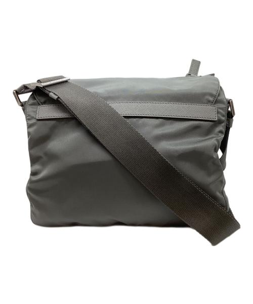 PRADA（プラダ）PRADA (プラダ) Re-Nylon VELA ショルダーバッグ グレーの古着・服飾アイテム