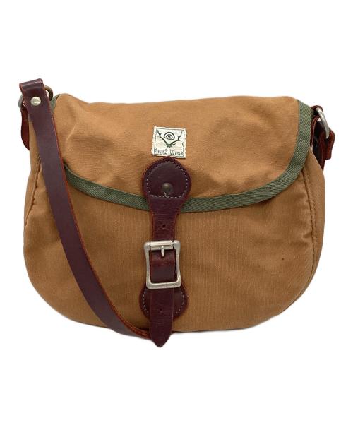 South2 West8（サウスツー ウエストエイト）south2 west8 (サウスツー ウエストエイト) SUNFORGER BINOCULAR BAG ブラウンの古着・服飾アイテム