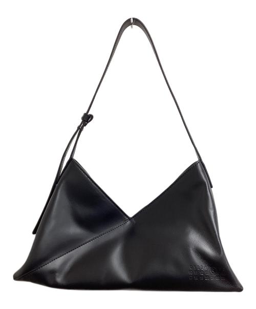 MM6 Maison Margiela（エムエムシックスメゾンマルジェラ）MM6 Maison Margiela (エムエムシックスメゾンマルジェラ) ジャパニーズソフトバゲットバッグ ブラックの古着・服飾アイテム