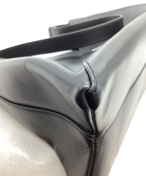 MM6 Maison Margiela（エムエムシックスメゾンマルジェラ）MM6 Maison Margiela (エムエムシックスメゾンマルジェラ) ジャパニーズソフトバゲットバッグ ブラックの古着・服飾アイテム