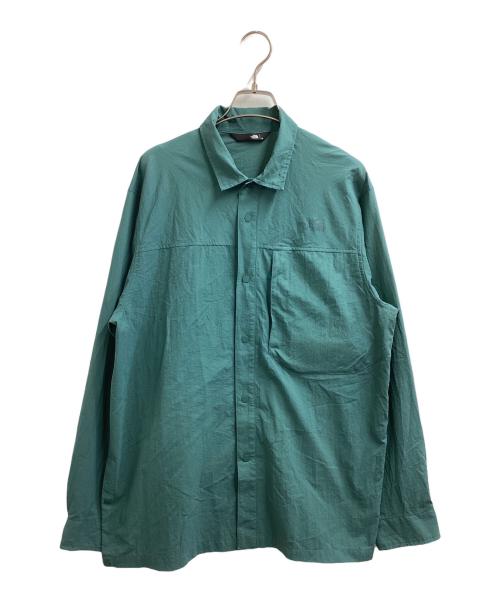 THE NORTH FACE（ザ ノース フェイス）THE NORTH FACE (ザ ノース フェイス) Hikers' Shirt(ハイカーシャツ) / NR12401 グリーン サイズ:Mの古着・服飾アイテム