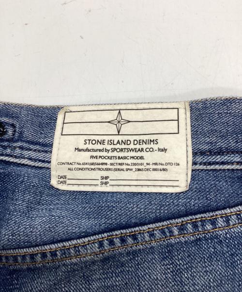 STONE ISLAND（ストーンアイランド）STONE ISLAND (ストーンアイランド) デニムパンツ / 491434ZL インディゴ サイズ:W29の古着・服飾アイテム