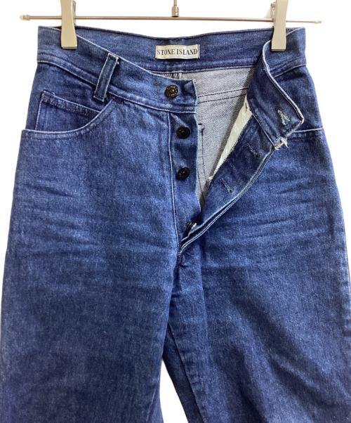STONE ISLAND（ストーンアイランド）STONE ISLAND (ストーンアイランド) グリーンエッジパッチ デニムパンツ インディゴ サイズ:40の古着・服飾アイテム
