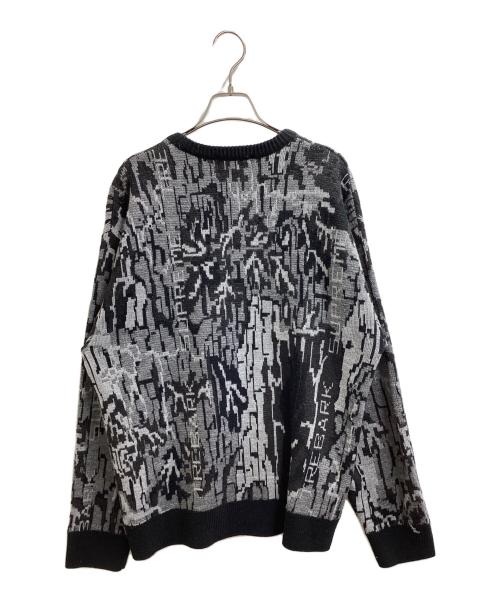 SUPREME（シュプリーム）Supreme (シュプリーム) Trebark Camo Sweater（トレバークカモスウェット） ブラック サイズ:Mの古着・服飾アイテム