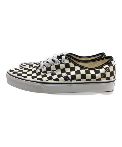 VANS（ヴァンズ）VANS  (ヴァンズ) Authentic Primary Check ホワイト×ブラック サイズ:27.5cmの古着・服飾アイテム