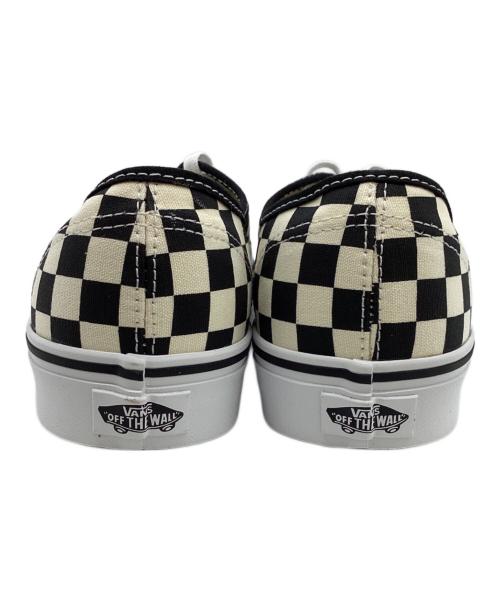 VANS（ヴァンズ）VANS  (ヴァンズ) Authentic Primary Check ホワイト×ブラック サイズ:27.5cmの古着・服飾アイテム