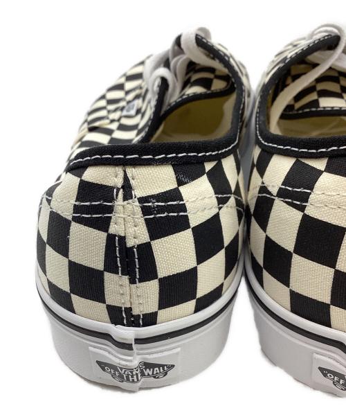 VANS（ヴァンズ）VANS  (ヴァンズ) Authentic Primary Check ホワイト×ブラック サイズ:27.5cmの古着・服飾アイテム