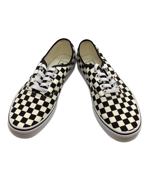 VANS（ヴァンズ）VANS  (ヴァンズ) Authentic Primary Check ホワイト×ブラック サイズ:27.5cmの古着・服飾アイテム