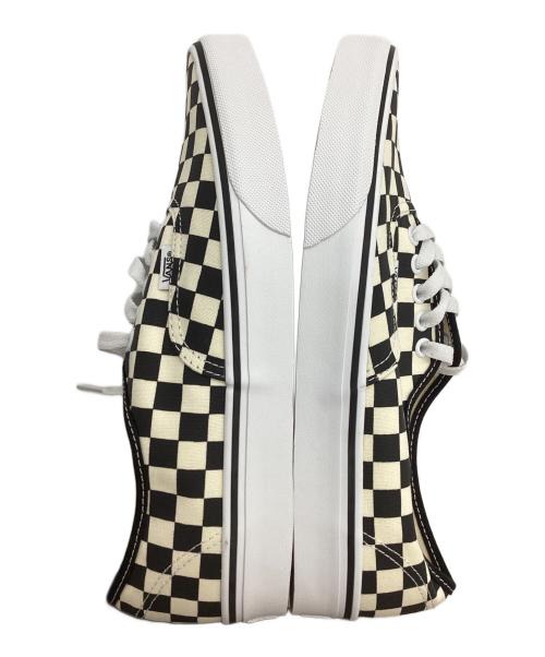 VANS（ヴァンズ）VANS  (ヴァンズ) Authentic Primary Check ホワイト×ブラック サイズ:27.5cmの古着・服飾アイテム