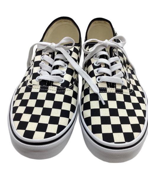 VANS（ヴァンズ）VANS  (ヴァンズ) Authentic Primary Check ホワイト×ブラック サイズ:27.5cmの古着・服飾アイテム