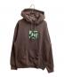 HUF（ハフ）の古着「H STAR PULLOVER HOODIE」｜ブラウン