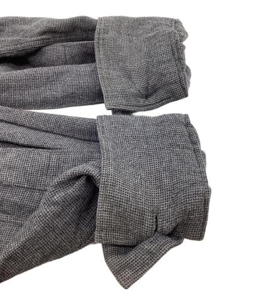 DRIES VAN NOTEN（ドリスヴァンノッテン）DRIES VAN NOTEN (ドリスヴァンノッテン) 比翼コットンシャツジャケット グレー サイズ:6の古着・服飾アイテム