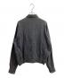 DRIES VAN NOTEN (ドリスヴァンノッテン) 比翼コットンシャツジャケット グレー サイズ:6：30000円