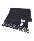 THE INOUE BROTHERSイノウエブラザーズ）の古着「Brushed Scarf / アルパカ マフラー」｜ブラック