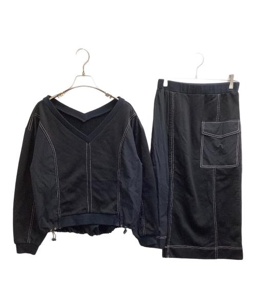 Diagram（ダイアグラム）Diagram (ダイアグラム) プルオーバーセットアップカットソー ブラック サイズ:36の古着・服飾アイテム
