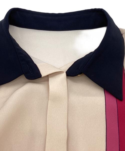 GRACE CLASS（グレースクラス）GRACE CLASS (グレースクラス) ボタニカルパターンシャツワンピース ベージュ サイズ:36の古着・服飾アイテム