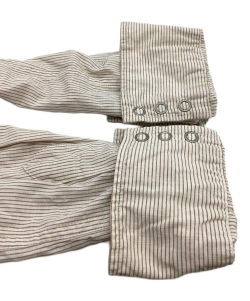 RRL（ダブルアールエル）RRL (ダブルアールエル) ストライプ ウエスタンシャツ / HS-PM-HA-6116 ベージュ サイズ:Sの古着・服飾アイテム