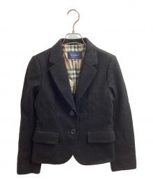 BURBERRY（バーバリー）の古着「裏地ノバチェックテーラードジャケット」｜ブラック
