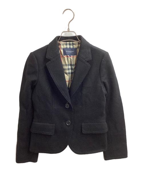 BURBERRY（バーバリー）BURBERRY (バーバリー) 裏地ノバチェックテーラードジャケット ブラック サイズ:38の古着・服飾アイテム