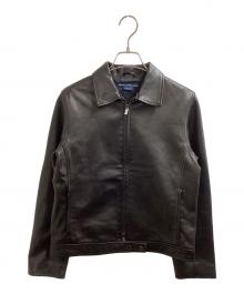 RALPH LAUREN SPORT（ラルフローレン スポーツ）の古着「レザージャケット」｜ブラック
