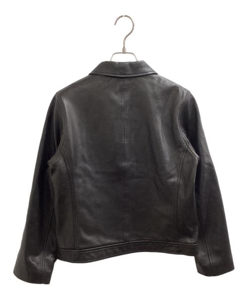 RALPH LAUREN SPORT（ラルフローレン スポーツ）RALPH LAUREN SPORT (ラルフローレン スポーツ) レザージャケット ブラック サイズ:4の古着・服飾アイテム