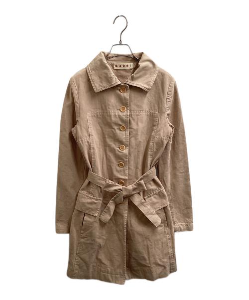 MARNI（マルニ）MARNI (マルニ) コート ベージュ サイズ:40の古着・服飾アイテム