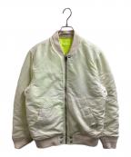 DIESELディーゼル）の古着「J-ROSS-REV / フライトジャケット」｜アイボリー