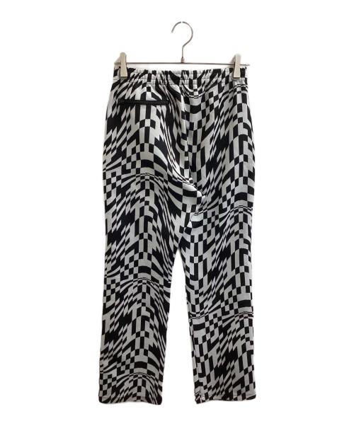 Needles（ニードルズ）Needles (ニードルズ) STUDIOUS (ステュディオス) 別注 Track Pants Poly Jq / トラックパンツ ブラック×ホワイト サイズ:ｘｓの古着・服飾アイテム
