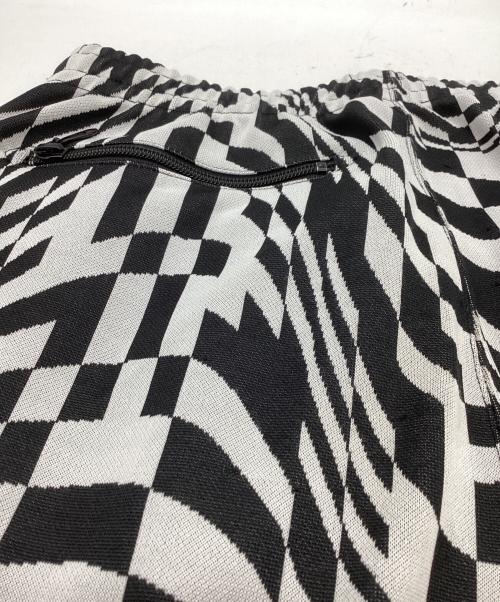 Needles（ニードルズ）Needles (ニードルズ) STUDIOUS (ステュディオス) 別注 Track Pants Poly Jq / トラックパンツ ブラック×ホワイト サイズ:ｘｓの古着・服飾アイテム