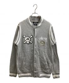 stussy（ステューシー）の古着「スウェットスタジャン」｜グレー