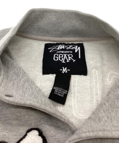 stussy（ステューシー）stussy (ステューシー) スウェットスタジャン グレー サイズ:Mの古着・服飾アイテム