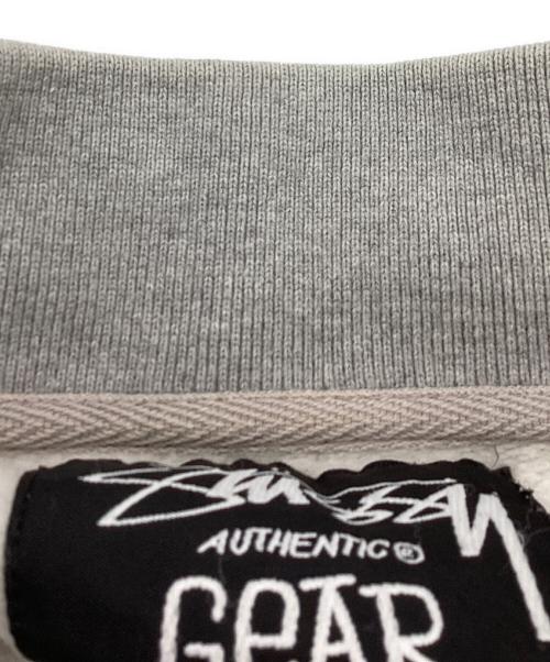 stussy（ステューシー）stussy (ステューシー) スウェットスタジャン グレー サイズ:Mの古着・服飾アイテム