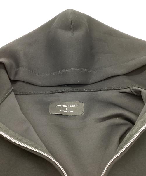 UNITED TOKYO（ユナイテッドトーキョー）UNITED TOKYO (ユナイテッドトーキョー) Aero ダンボールジップパーカー ブラック サイズ:1の古着・服飾アイテム