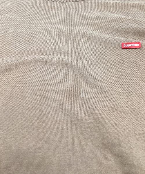SUPREME（シュプリーム）Supreme (シュプリーム) Small Box L/S Tee ブラウン サイズ:Mの古着・服飾アイテム