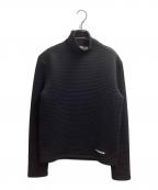 JIL SANDER+ジルサンダープラス）の古着「Turtleneck Sweater With Logo Patch」｜ブラック