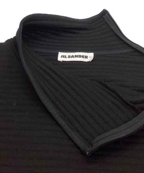 JIL SANDER+（ジルサンダープラス）JIL SANDER+ (ジルサンダープラス) Turtleneck Sweater With Logo Patch ブラック サイズ:Mの古着・服飾アイテム
