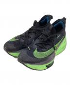 NIKEナイキ）の古着「Air Zoom Alphafly Next% "Valerian Blue"　/　CI9925-400」｜ブラック×グリーン