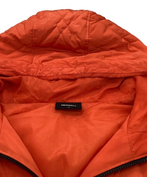 MERRELL（メレル）MERRELL (メレル) ビッグロゴ パディング キルティングアノラックジャケット オレンジ サイズ:105の古着・服飾アイテム