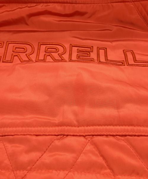 MERRELL（メレル）MERRELL (メレル) ビッグロゴ パディング キルティングアノラックジャケット オレンジ サイズ:105の古着・服飾アイテム