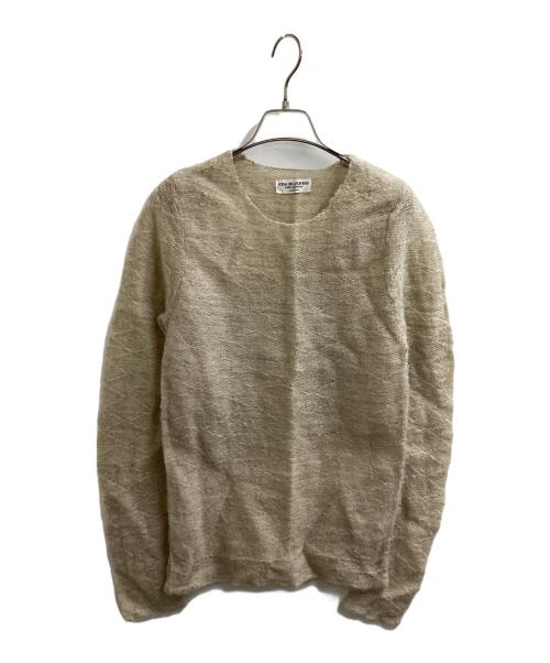 ROBE DE CHAMBRE COMME DES GARCONS（ローブドシャンブル コムデギャルソン）ROBE DE CHAMBRE COMME DES GARCONS (ローブドシャンブル コムデギャルソン) ウールニット　/　RN-040030　/　AD1997 ベージュ サイズ:記載なしの古着・服飾アイテム