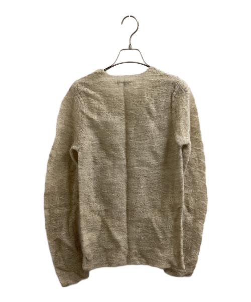 ROBE DE CHAMBRE COMME DES GARCONS（ローブドシャンブル コムデギャルソン）ROBE DE CHAMBRE COMME DES GARCONS (ローブドシャンブル コムデギャルソン) ウールニット　/　RN-040030　/　AD1997 ベージュ サイズ:記載なしの古着・服飾アイテム