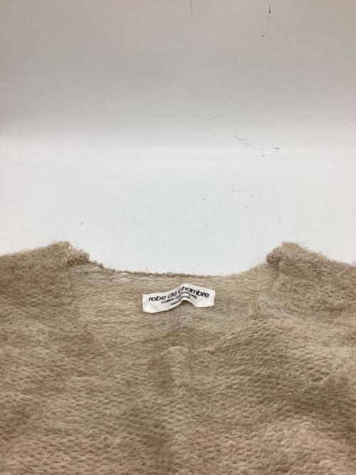 ROBE DE CHAMBRE COMME DES GARCONS（ローブドシャンブル コムデギャルソン）ROBE DE CHAMBRE COMME DES GARCONS (ローブドシャンブル コムデギャルソン) ウールニット　/　RN-040030　/　AD1997 ベージュ サイズ:記載なしの古着・服飾アイテム