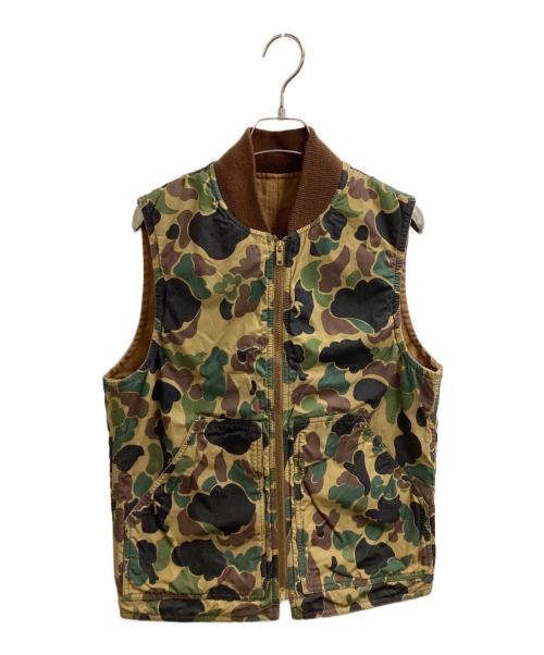RRL（ダブルアールエル）RRL (ダブルアールエル) リバーシブルダックベスト ベージュ サイズ:ｘｓの古着・服飾アイテム