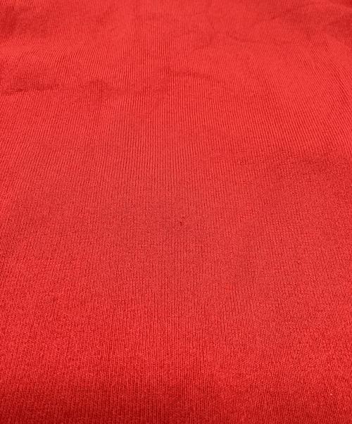 Rene（ルネ）Rene (ルネ) パールジップカーディガン /  6212440A レッド サイズ:34の古着・服飾アイテム