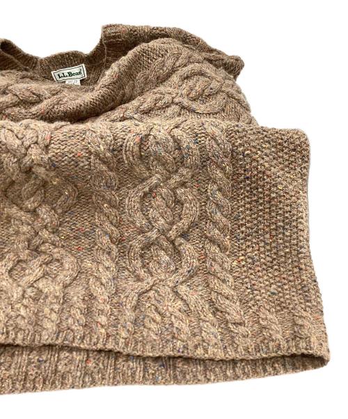 L.L.Bean（エルエルビーン）L.L.Bean (エルエルビーン) 90's ミックスケーブルニット ブラウン サイズ:Lの古着・服飾アイテム