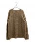 L.L.Bean (エルエルビーン) 90's ミックスケーブルニット ブラウン サイズ:L：6000円