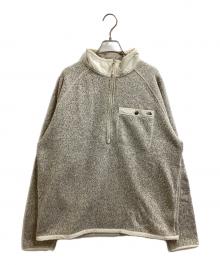 THE NORTH FACE（ザ ノース フェイス）の古着「M GORDON LYONS 1/4 ZIP PULLOVER」｜グレー×アイボリー